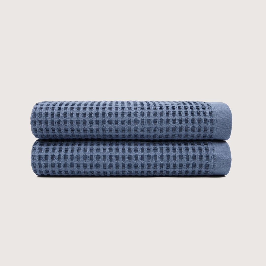 Cotton Waffle Bath Towels